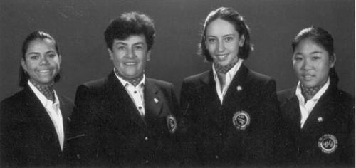 Katherine Pareja, Patricia Pazmino, Maria Jose Ferro, Kitty Hwang Choi